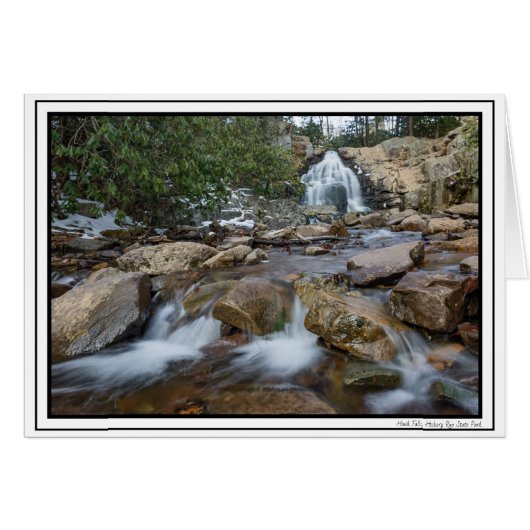 Hawk Falls Note Card (Front Horizontal)