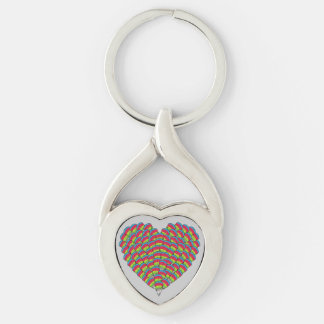 Hawk-headed Heart Keychain