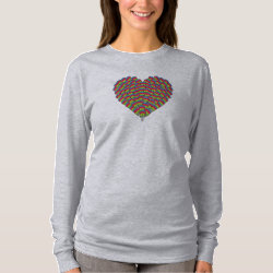 Hawk-headed Heart Women's Bella+Canvas Long Sleeve T-Shirt