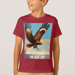 "Hawk in Flight - Freedom & Power designed " T-Shirt
