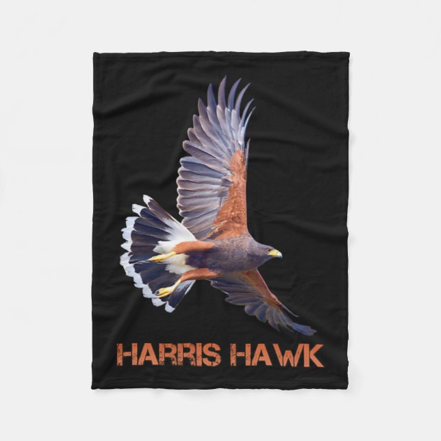 Hawk Kamala Harris For President  Fleece Blanket (Front)
