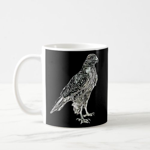 Hawk Motif Bird Of Prey Falcon  Coffee Mug