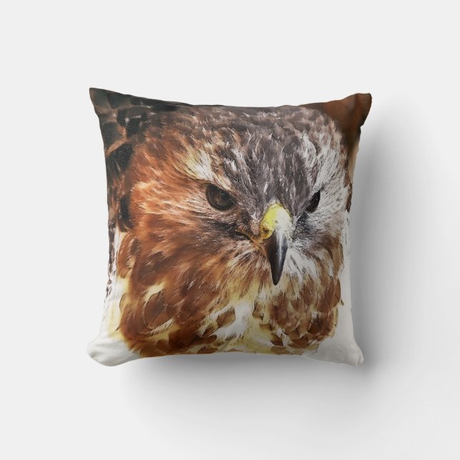 HAWK THROW PILLOW (Front)