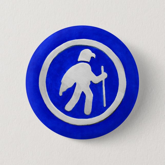 Hawk Trail Marker Button (Front)