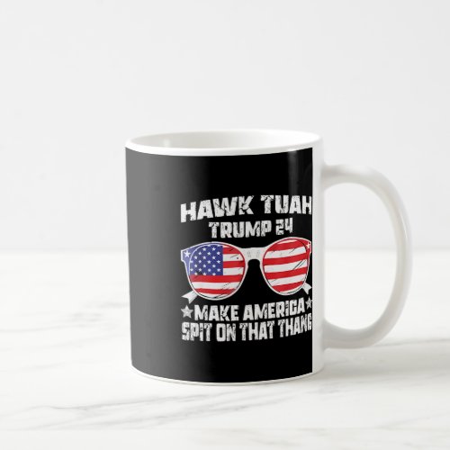 Hawk Tuah Funny Viral Humor Meme Video Girl 24 Tua Coffee Mug