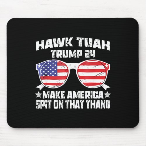 Hawk Tuah Funny Viral Humor Meme Video Girl 24 Tua Mouse Pad