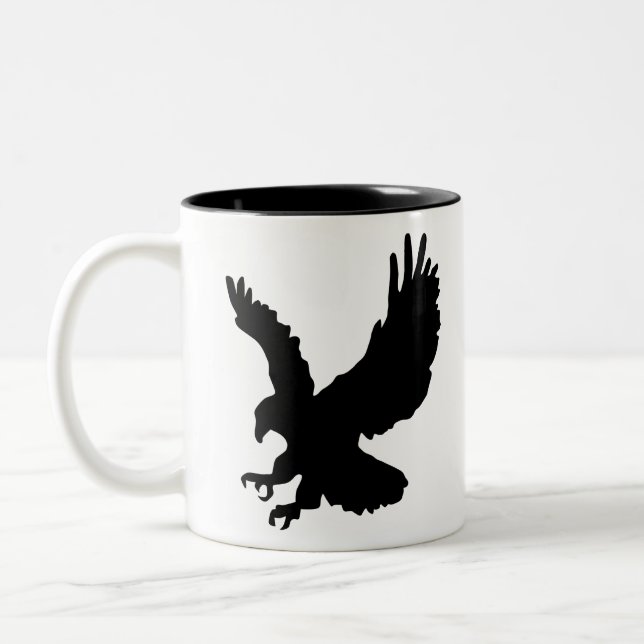 Hawk Two-Tone Coffee Mug (Left)