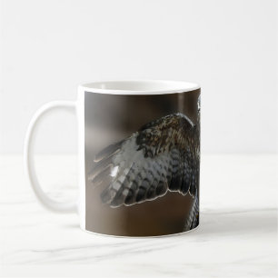 Hawk with Wings Out Wildlife Sanctuary Personalize Coffee Mug