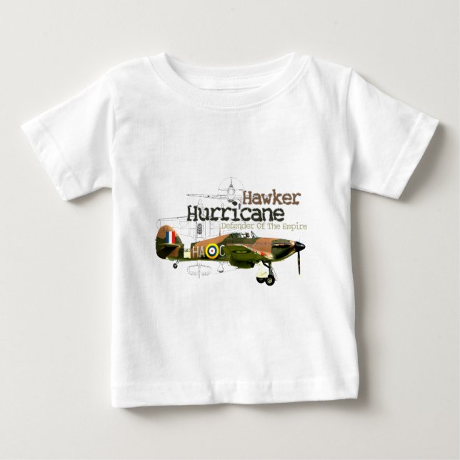 Hawker Hurricane Baby T-Shirt (Front)