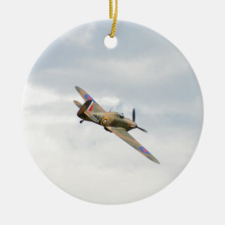 Hawker Hurricane In The Clouds Ceramic Ornament