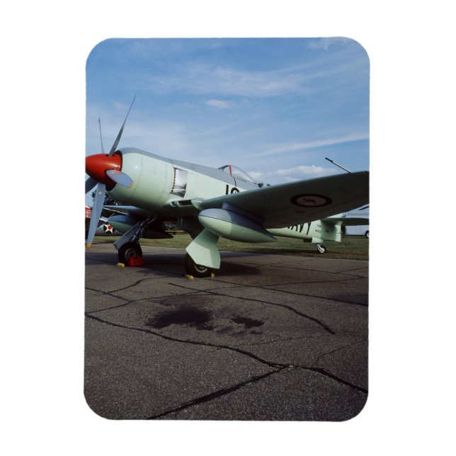 Hawker Sea Fury at CAF, Minnesota Wing, at the 2 Magnet (Vertical)