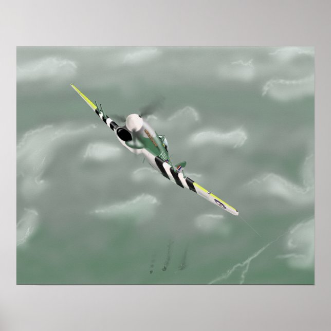 Hawker Typhoon 1944 Poster (Front)
