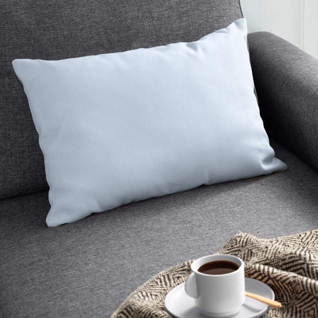 Hawkes Blue Solid Plain Color Accent Pillow (Creator Uploaded)