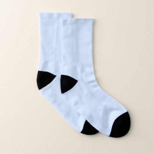 Hawkes Blue Solid Plain Color Socks