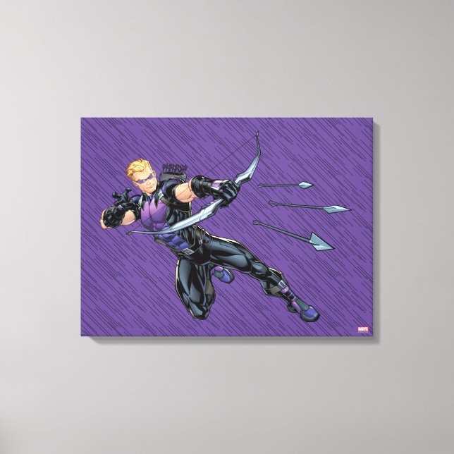 Hawkeye Assemble Canvas Print (Front)