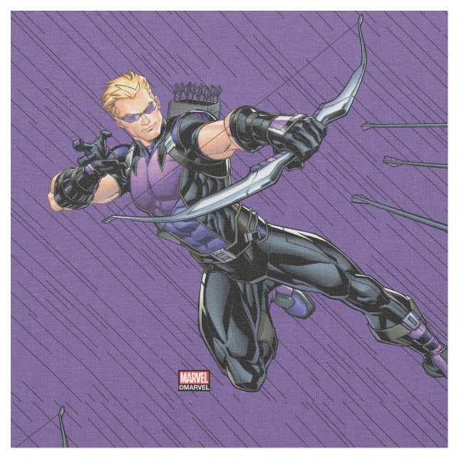 Hawkeye Assemble Fabric (Close Up)