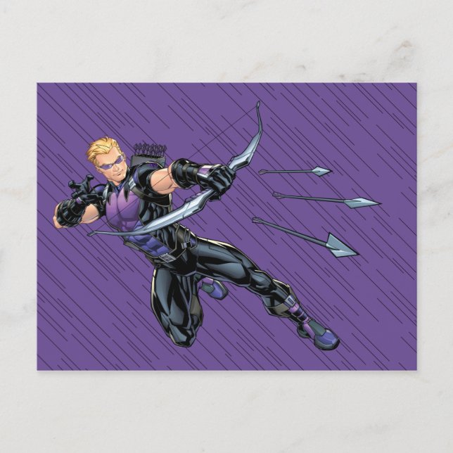 Hawkeye Assemble Postcard (Front)