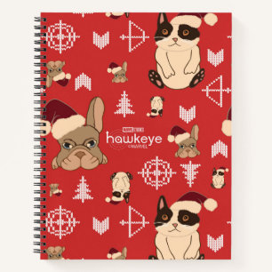 Hawkeye Cat & Dog Winter Holiday Pattern Notebook