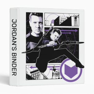 Hawkeye City Graphic Panels 3 Ring Binder