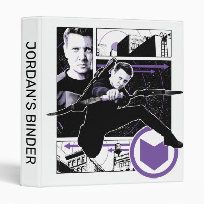 Hawkeye City Graphic Panels 3 Ring Binder