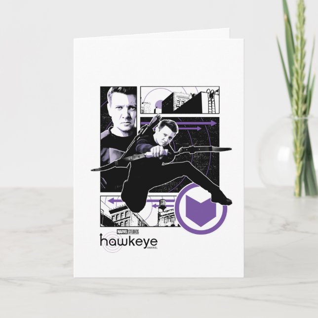 Hawkeye City Graphic Panels Card (Front)