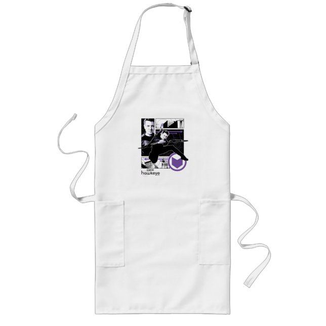 Hawkeye City Graphic Panels Long Apron (Front)