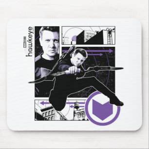 Hawkeye City Graphic Panels Mouse Pad