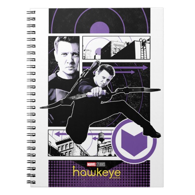 Hawkeye City Graphic Panels Notebook (Front)