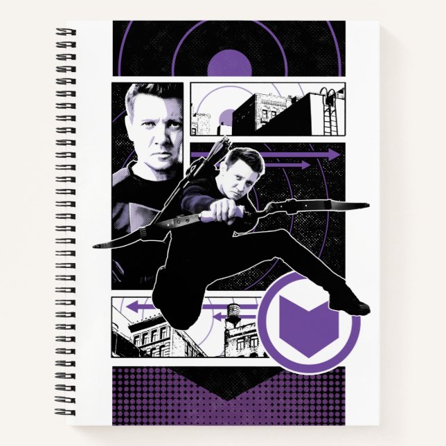 Hawkeye City Graphic Panels Notebook (Front)