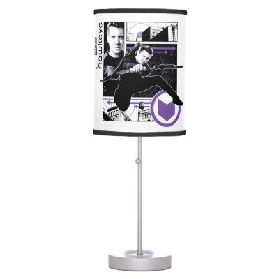 Hawkeye City Graphic Panels Table Lamp