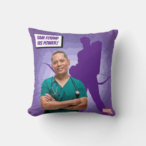 Hawkeye _ Everyday Heroes Throw Pillow