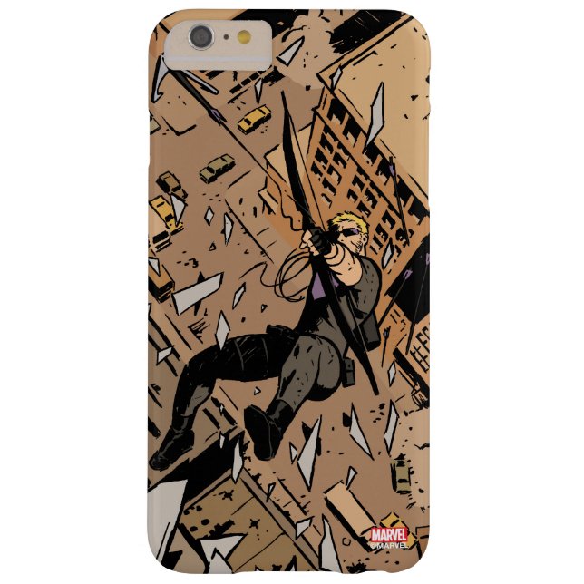 Hawkeye Falling From Window Case-Mate iPhone Case (Back)