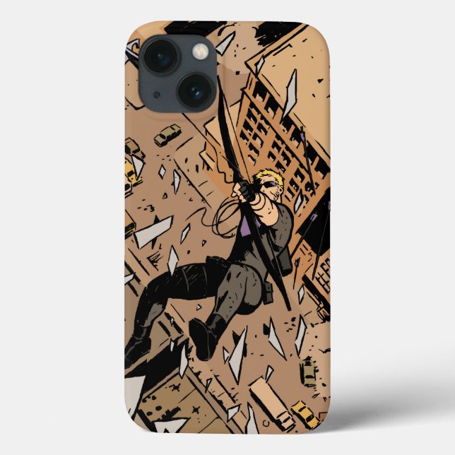 Hawkeye Falling From Window Case-Mate iPhone Case (Back)