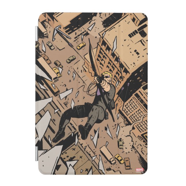 Hawkeye Falling From Window iPad Mini Cover (Front)