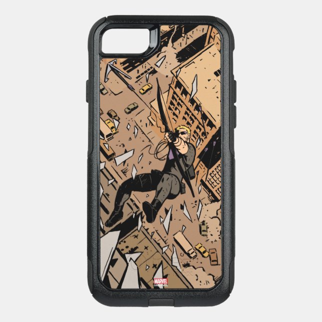 Hawkeye Falling From Window Otterbox iPhone Case (Back)