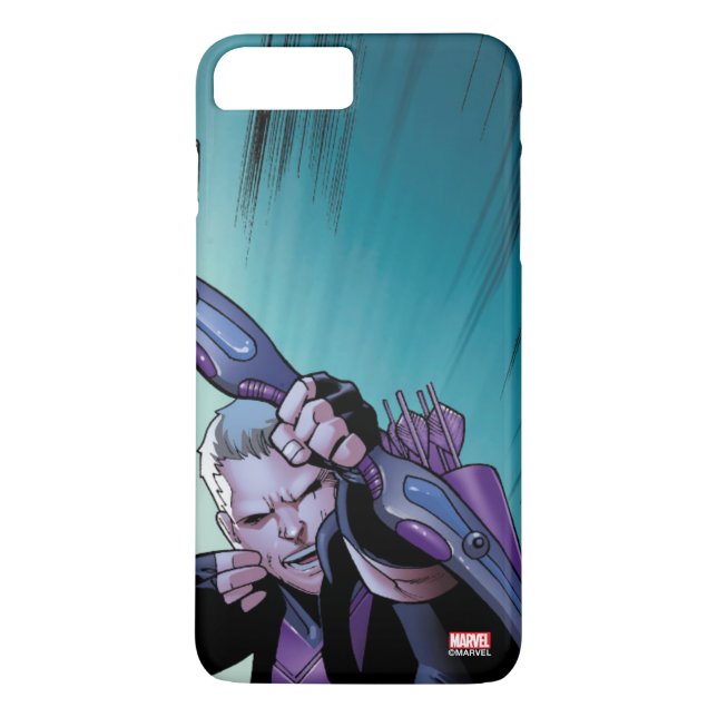 Hawkeye Firing Arrows Comic Panel Case-Mate iPhone Case (Back)