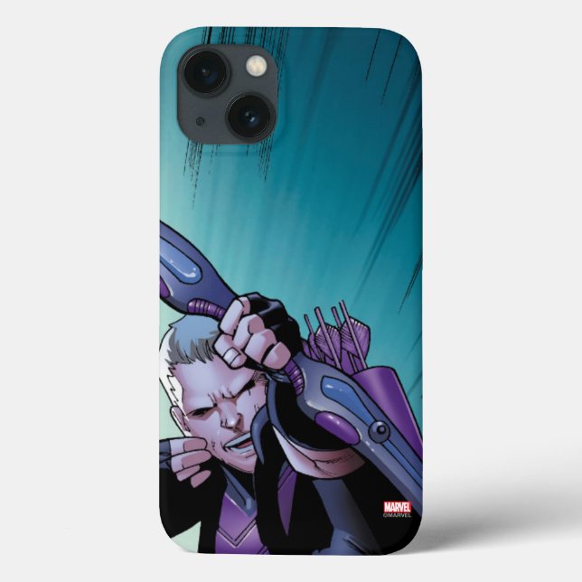 Hawkeye Firing Arrows Comic Panel Case-Mate iPhone Case (Back)