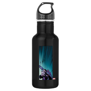 Hawkeye Firing Arrows Comic Panel Stainless Steel Water Bottle