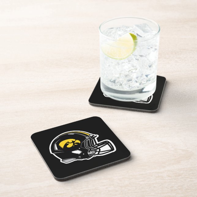 Hawkeye Helmet Beverage Coaster (Right Side)