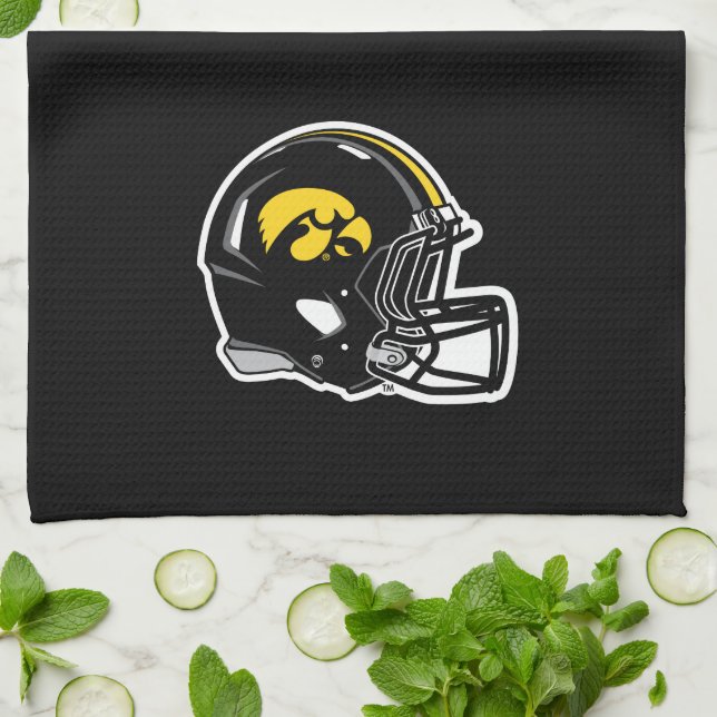 Hawkeye Helmet Kitchen Towel (Folded)