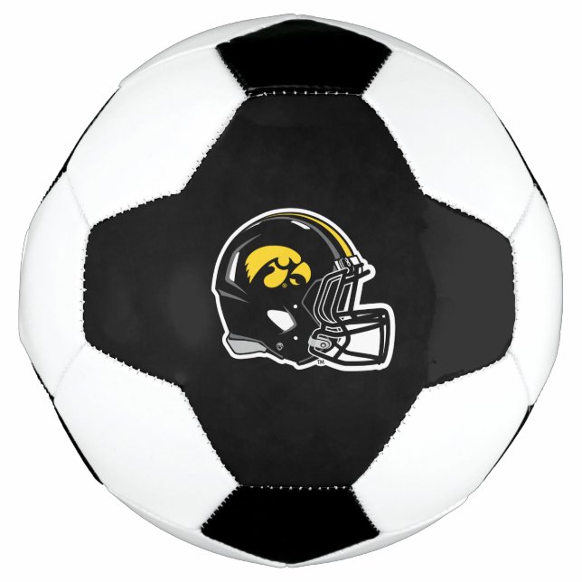 Hawkeye Helmet Soccer Ball (Front)