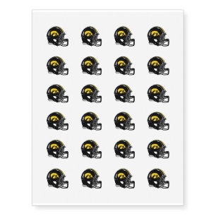 Hawkeye Helmet Temporary Tattoos