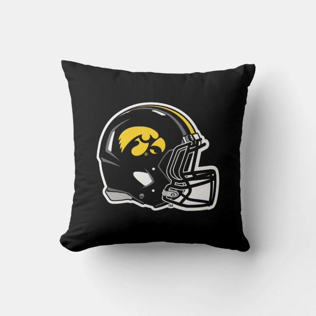 Hawkeye Helmet Throw Pillow (Front)