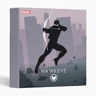 Hawkeye Heroic Silhouette 3 Ring Binder