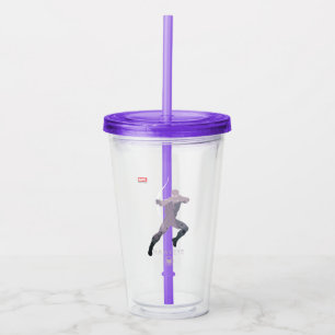 Hawkeye Heroic Silhouette Acrylic Tumbler