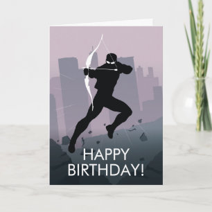 Hawkeye Heroic Silhouette Card