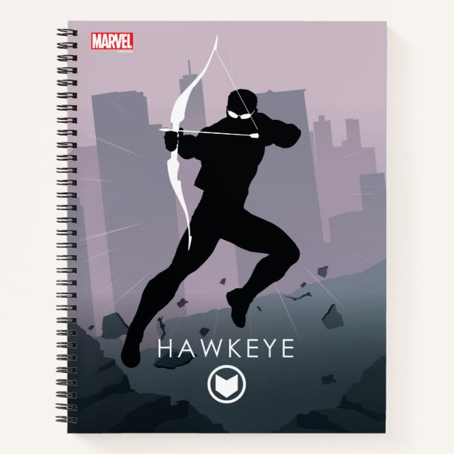 Hawkeye Heroic Silhouette Notebook (Front)