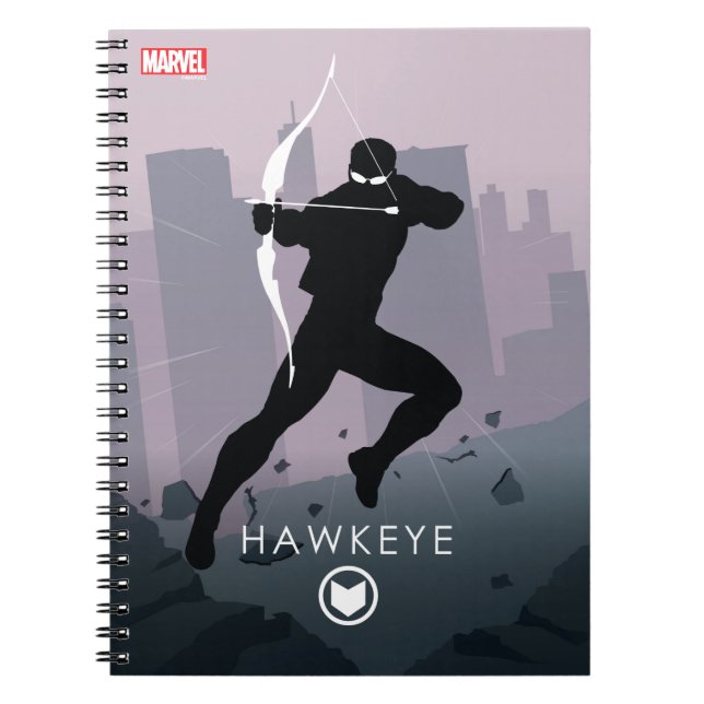 Hawkeye Heroic Silhouette Notebook (Front)