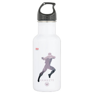 Hawkeye Heroic Silhouette Stainless Steel Water Bottle