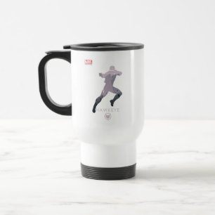 Hawkeye Heroic Silhouette Travel Mug